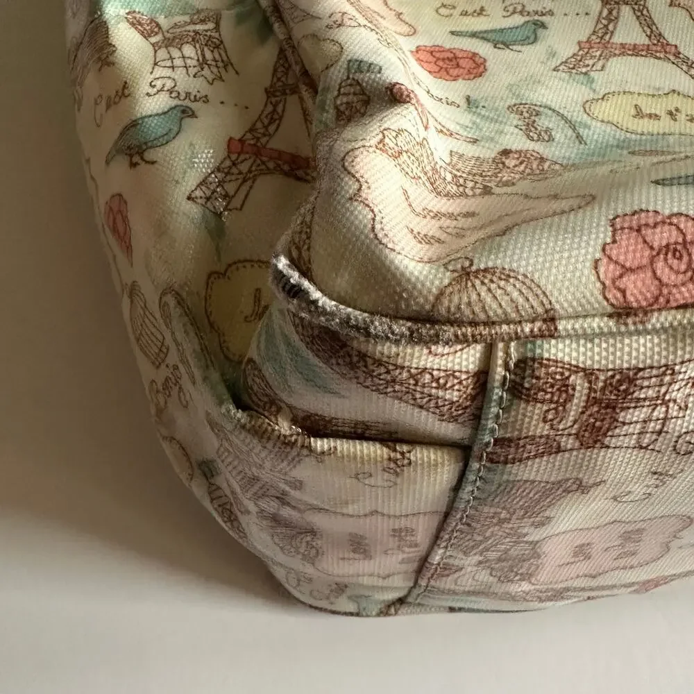 Cath Kidston Bag Womens Love in Paris Eiffel Tower Tote Carryall Cute Purse